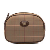 Vintage Check Canvas Clutch